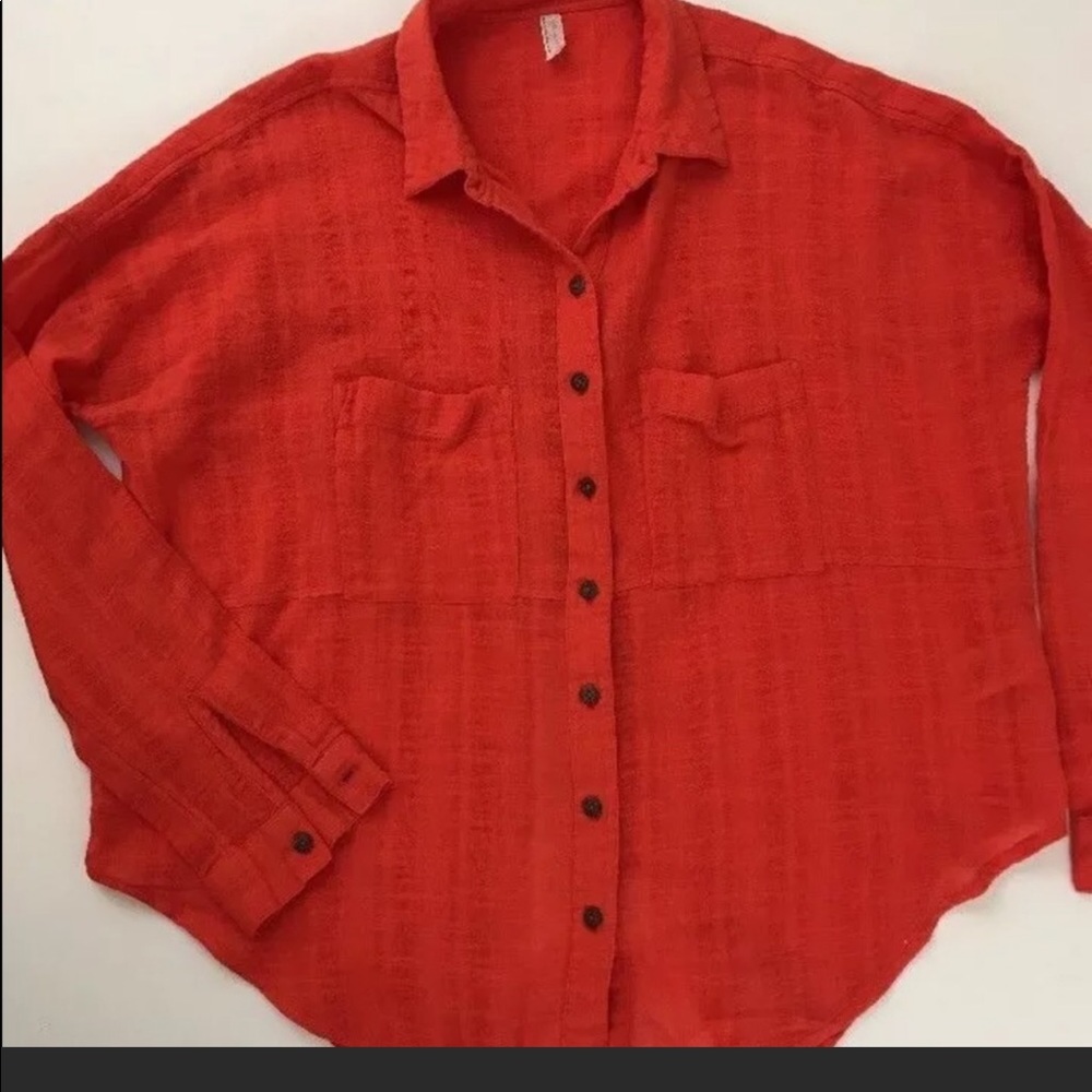 Free people button down